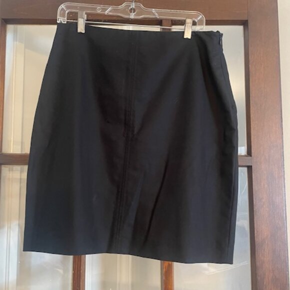 Lafayette 148 Black Pencil Skirt, Size 12 - Picture 1 of 4